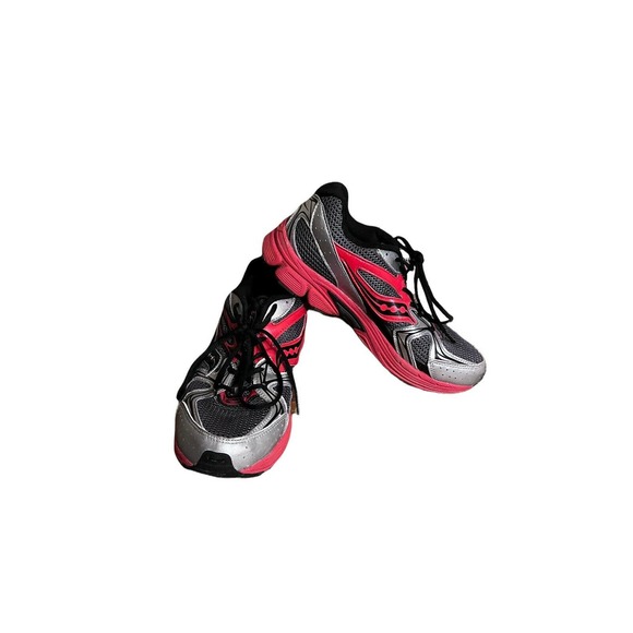 Saucony Grid Cohesion 10 LTT Other - Saucony Grid Cohesion 6 LTT Boys Sz 7M Gray/Black/Silver Running/Walking Shoes